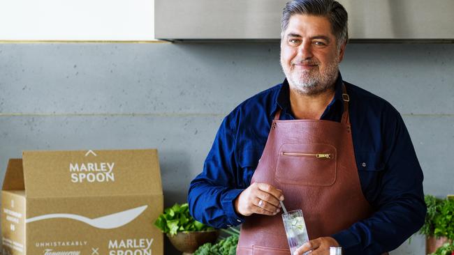 Marley Spoon, which is the second-largest meal kit delivery service, and has expanded its premium range to include dinner party boxes curated by chef Matt Preston. Picture: Supplied