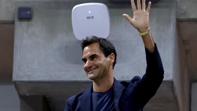 The fans wouldn’t stop until he stood up. Photo by Jamie Squire/Getty Images