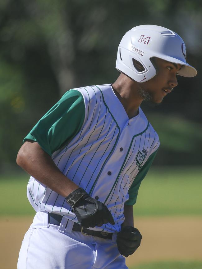 Met North V Sunshine Coast at the 12-14 years QLD School Sport 12-14 years Baseball Championships at Benowa. Picture: Glenn Campbell