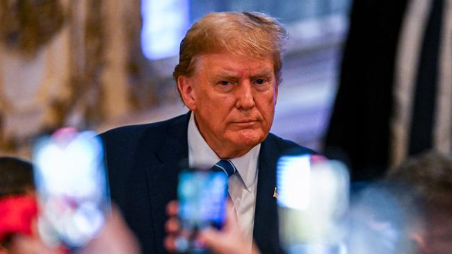 Former US president and 2024 presidential hopeful Donald Trump attends a Super Tuesday election night watch party in Florida. Picture: AFP