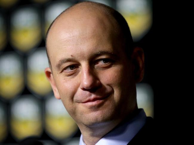 Todd Greenberg at the Launch of the inaugural NRL Auckland Nines at Rugby League Central , Moore Park . Picture Gregg Porteous