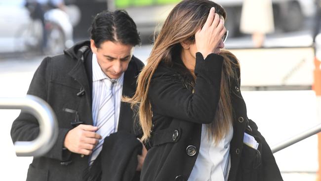 Alvaro and Josie Gonzalez at the County Court of Victoria this week. Picture: AAP Image/James Ross