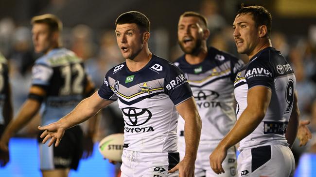 Chad Townsend and the Cowboys had a tough night out. Picture: NRL Photos