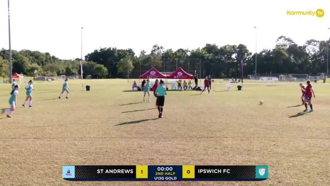 Replay: St Andrews FC v Ipswich FC (U13 girls gold cup) - Football Queensland Junior Cup Day 2