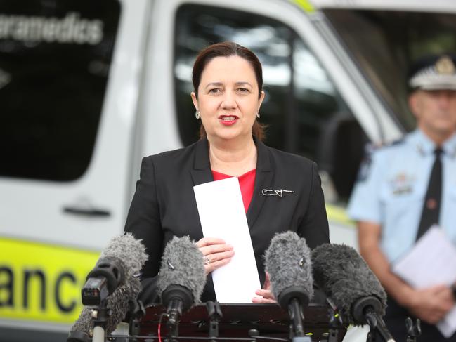 Premier Annastacia Palaszczuk at Parliament. Pic Annette Dew