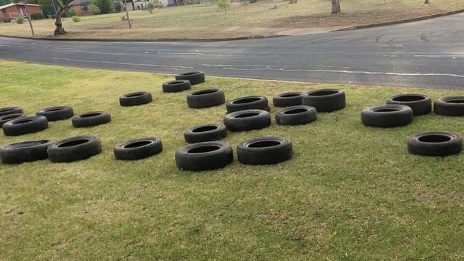 Councils are getting tyre-d of illegally dumped tyres in their regions. Picture: Facebook