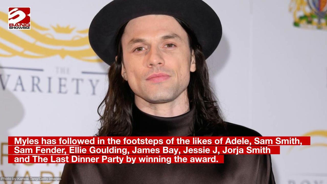 Myles Smith has won the BRIT Awards 2025 Rising Star accolade