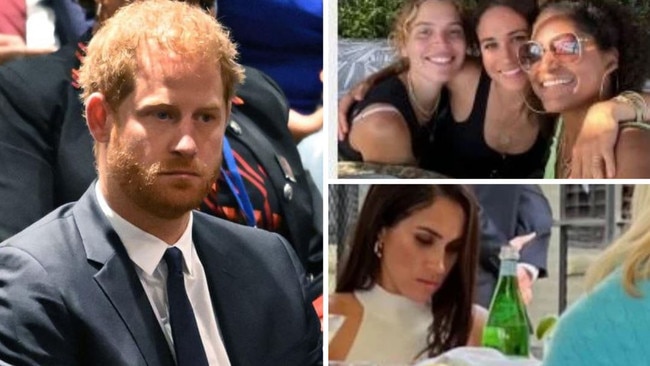 Harry reportedly ‘has an obsession with security and privacy’ – but Meghan has suddenly been seen everywhere. Pictures: Timothy A. Clary/AFP, Instagram