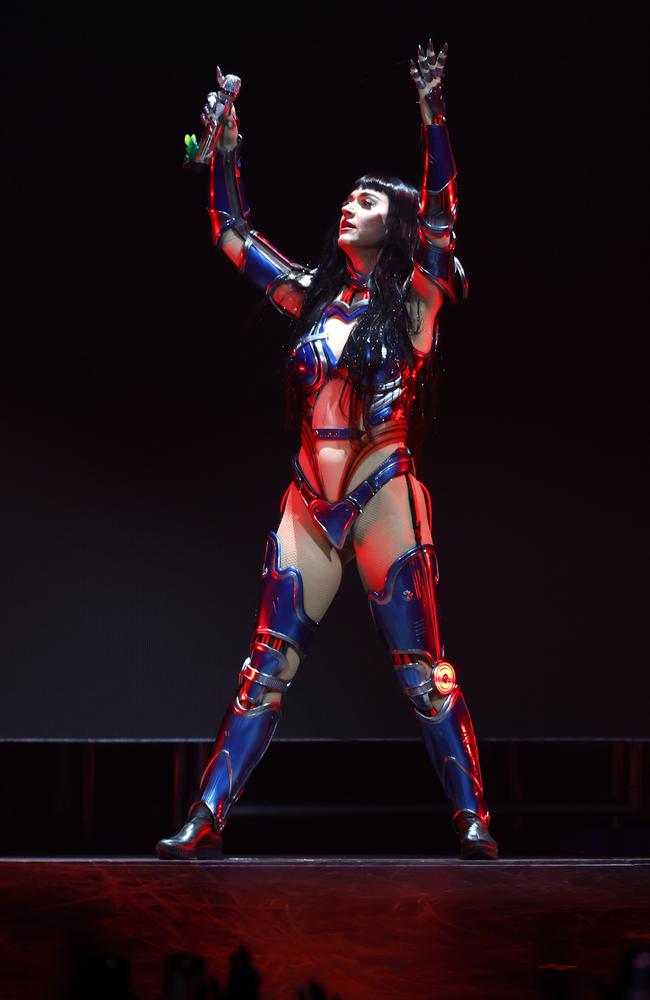 The costumes were pure sci-fi pop couture. Picture: Jonathan Ng