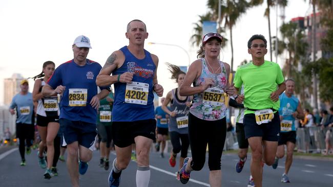 Southern Cross University 10km Run part of the Gold Coast Airport Marathon, Gold Coast. Picture: Regi Varghese