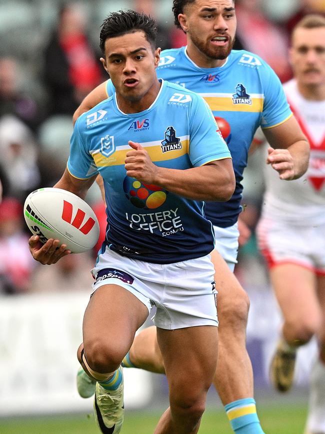 The Titans face a tough choice with the No.1 jersey. Picture: Izhar Khan/Getty Images