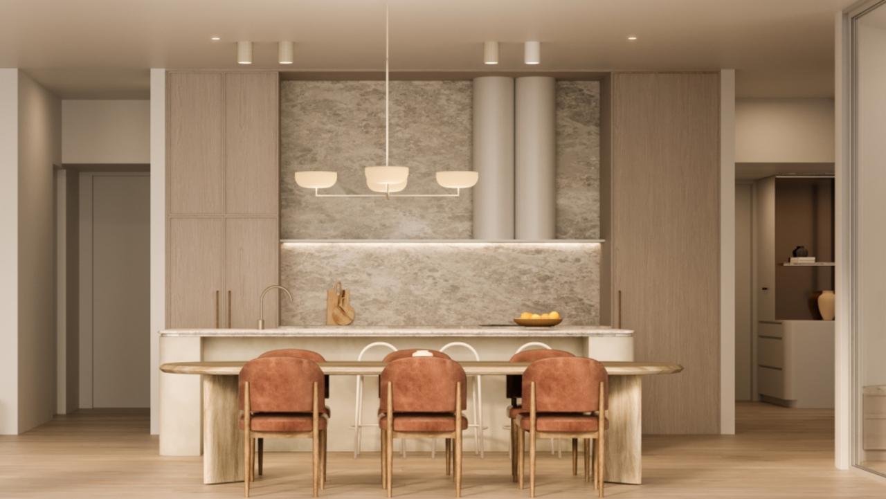 Concept image of the penthouse apartment in The Esmond. Picture: SMFA Architects