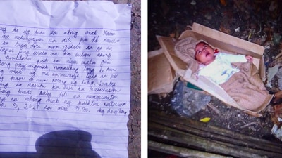 'I haven't eaten for 3 days: Newborn found in box with tragic note from mum