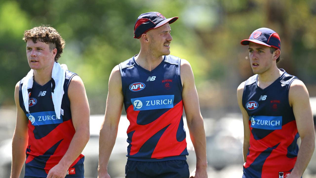 : Harvey Langford, Aidan Johnson and Xavier Lindsay will all debut for Melbourne. (Photo by Quinn Rooney/Getty Images)