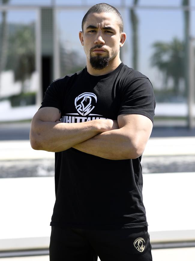 Robert Whittaker poses for a portrait during a UFC photo session. PIcture: Mike Roach/Zuffa LLC via Getty Images