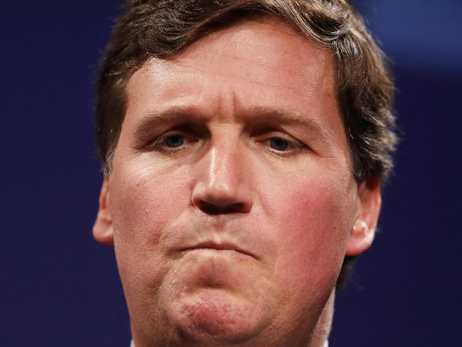 (FILES) In this file photo taken on March 28, 2019 Fox News host Tucker Carlson discusses 'Populism and the Right' during the National Review Institute's Ideas Summit at the Mandarin Oriental Hotel in Washington, DC. - Fox News star host Tucker Carlson is leaving the influential TV network, it was announced April 24, 2023, in a shock move days after the conservative outlet reached a $787.5 million settlement over a damaging defamation case. (Photo by CHIP SOMODEVILLA / GETTY IMAGES NORTH AMERICA / AFP)