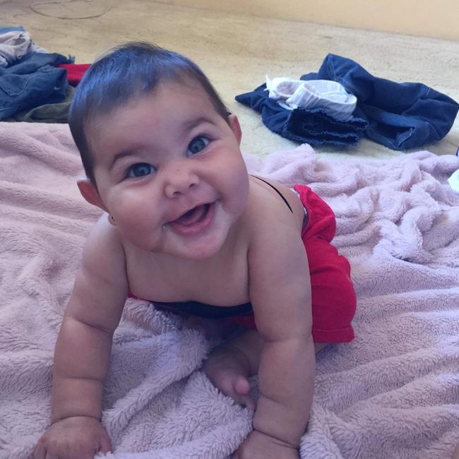 Khaleila Danks-Graham ... happy beautiful girl, forever smiling. Picture: Shanice (mother)