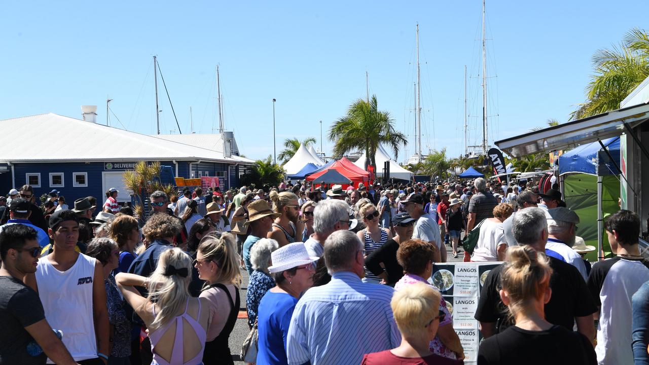 BIG CROWDS: Lots of people turned out for the Oceanfest Bundaberg Seafood Festival in previous years.