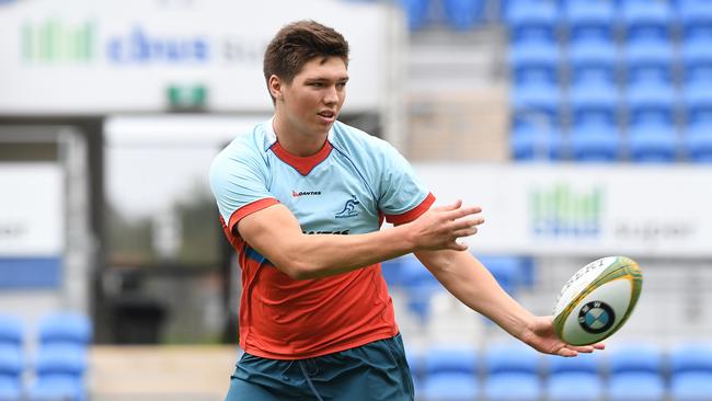 Australian Wallabies player, Churchie old boys Harry Hocking (AAP Image/Dave Hunt) NO ARCHIVING