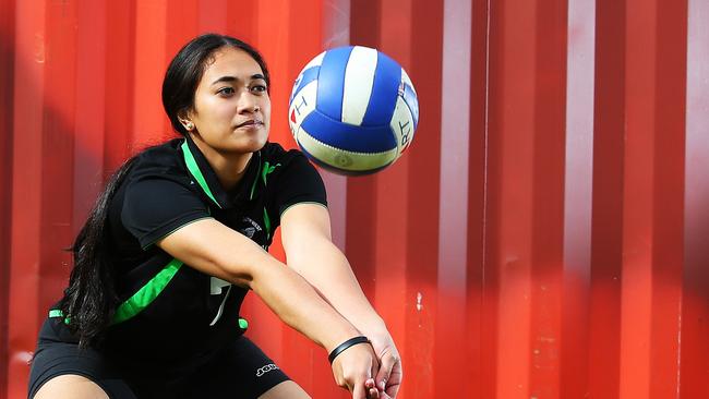 Volleyballer Leylani Pese captained the NSW CHS team.