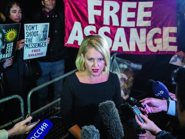 Australian human rights lawyer Jennifer Robinson. Picture: Getty