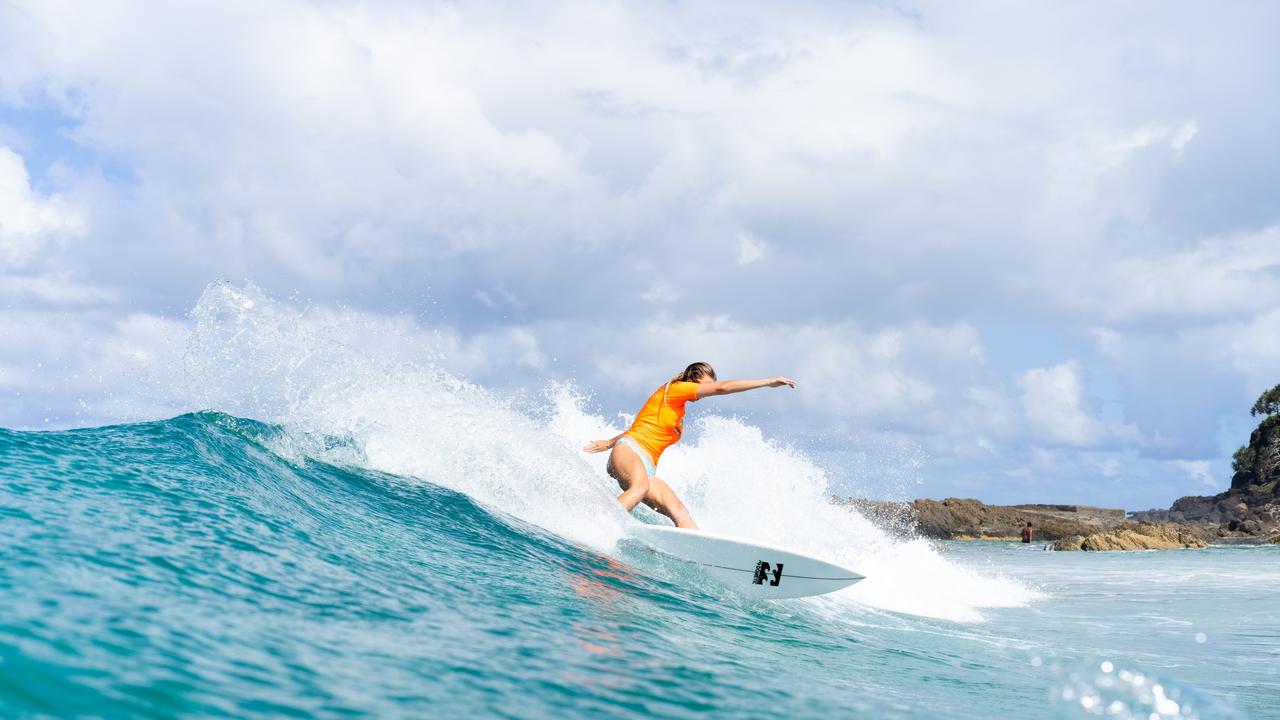 Action from day one at the 2022 Usher Cup at Snapper Rocks. Picture credit: Lucas Palma @skids.com.br