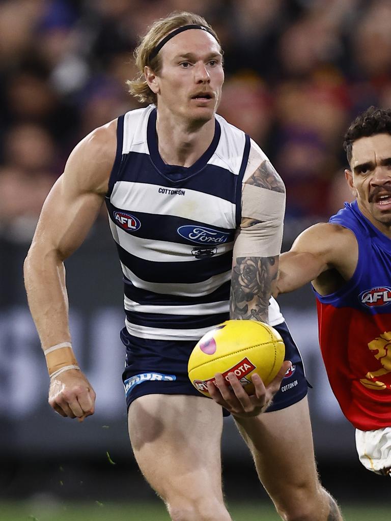 Tom Stewart is a key player for the Cats. Picture: Darrian Traynor/AFL Photos