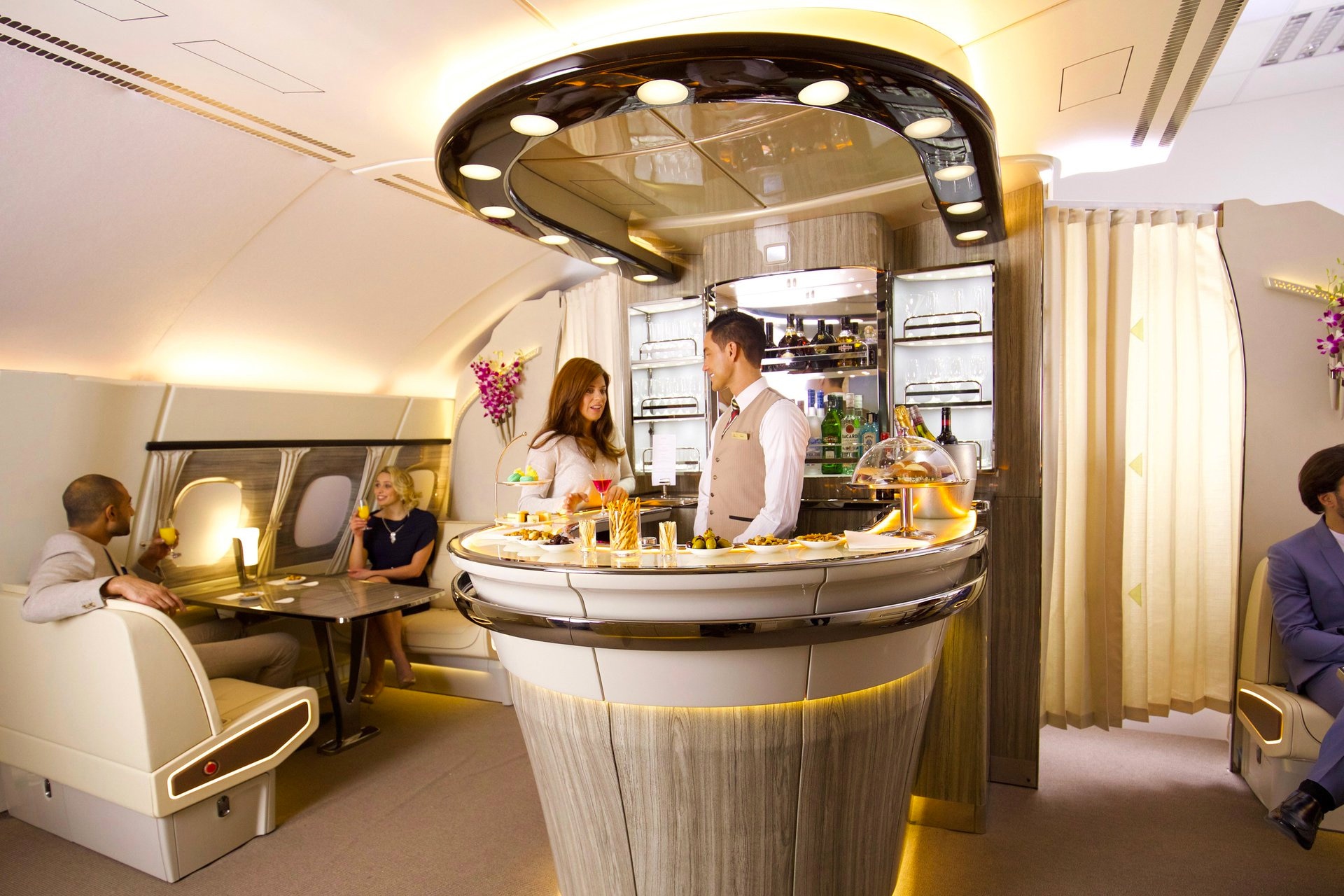 Tour Of Their Onboard A380 Lounge