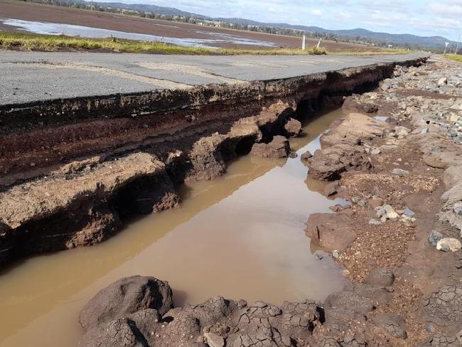 Major flooding events on the Southern Downs have had a significant impact on Wheatvale Plains Rd, which is about to receive a $2.3m upgrade. Photo: SDRC Media