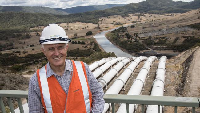 Prime Minister, Malcolm Turnball during a tour of the Tumut No 3 power station.Federal government to announces increase in snowy hydro scheme.Photograph taken at  Tumut number 3 hydro power station by Andrew Taylor on the 16th March 2017