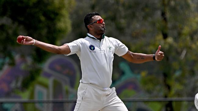 Yarraville Club’s Chinthaka Jayasinghe. Picture: Andy Brownbill