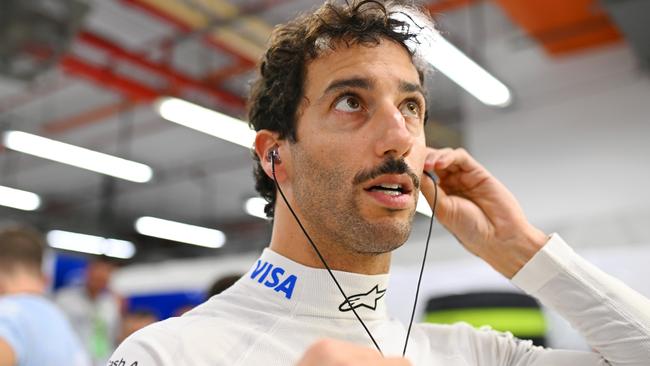 Daniel Ricciardo of RB prepares for the final F1 race of his career, the Singapore Grand Prix, at Marina Bay street circuit on September 22, 2024. Picture: Getty Images