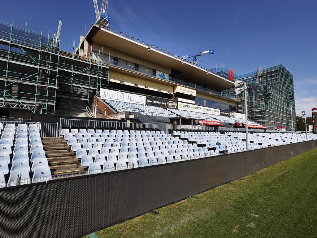 Peter V’landys has promised to upgrade Shark Park. Picture: Richard Dobson