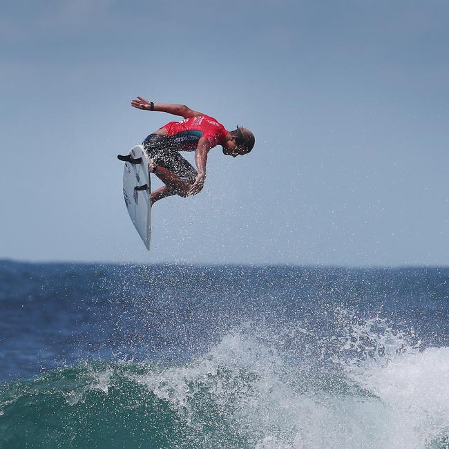 Serious hang time. Photo: Sue Graham