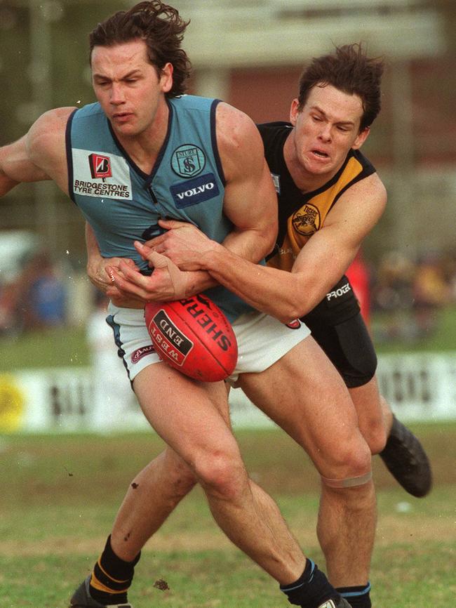 Soderstrom with Sturt in 1999.