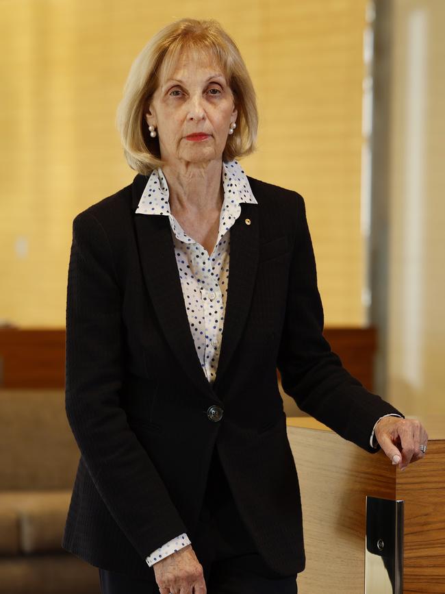 Jillian Segal AO who is Special Envoy to Combat Anti Semitism in Australia, pictured in her Sydney CBD office. Picture: Jonathan Ng