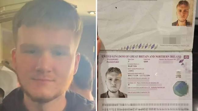 The 19yo traveller wasn't allowed on the plane because of the tear on his passport. Image: Supplied