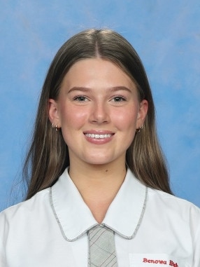 Benowa State High School 2025 Captain Friede. Picture: Supplied