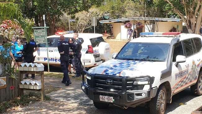 A man has died after being struck by a vehicle on the intersection of Curtain Fig Tree Road and Kehoe Place on the Gillies Range Road, shortly after 1pm Thursday, October 31. Picture: Picture: Facebook / Supplied