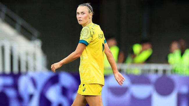 Matildas star Caitlin Foord says all she wants to do is play. Picture: Valery Hache / AFP