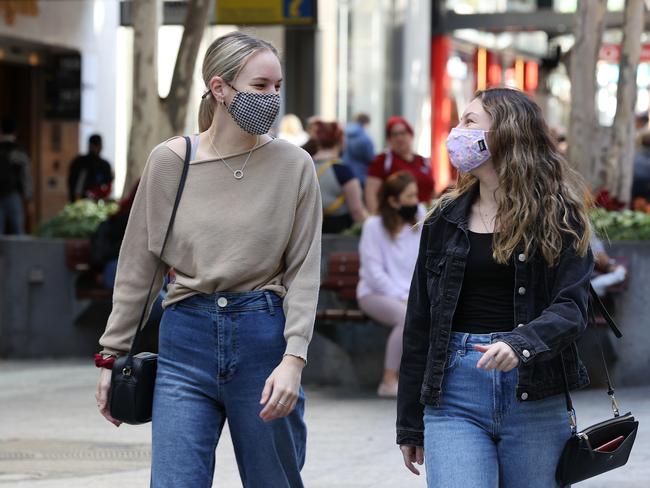Masks will remain mandatory in a host of settings. Picture: Tara Croser.