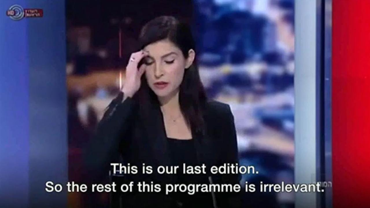 Newsreader Cries As She Finds Out She Is Losing Her Job Live On Air