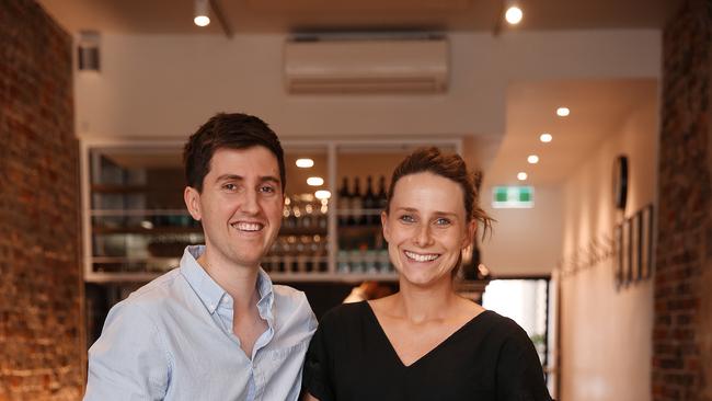 Saint Peter owners Josh and Julie Niland. Picture: Sam Ruttyn