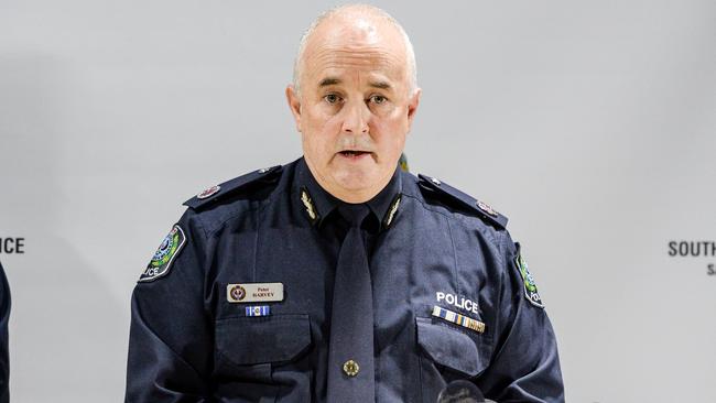 Assistant Police Commissioner Peter Harvey. Picture: NCA NewsWire / Brenton Edwards