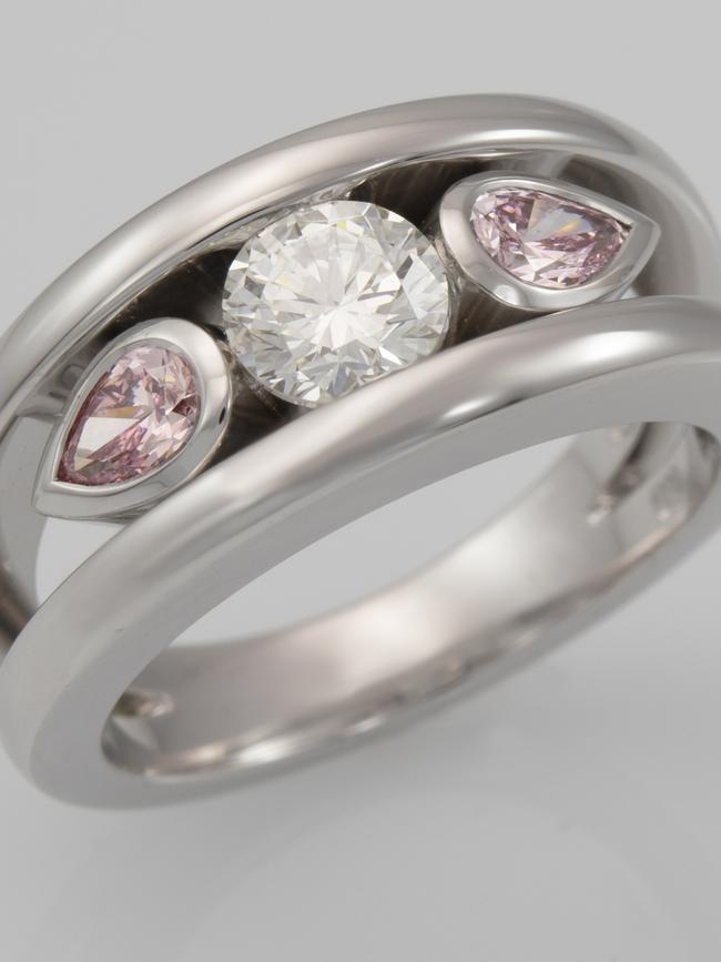 Pike Jewellers engagement ring. Picture: Supplied