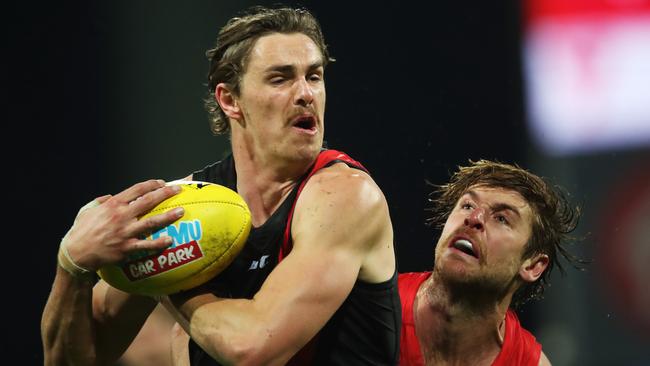 Essendon's Joe Daniher unsuccessfully pursued a trade to Sydney last year.