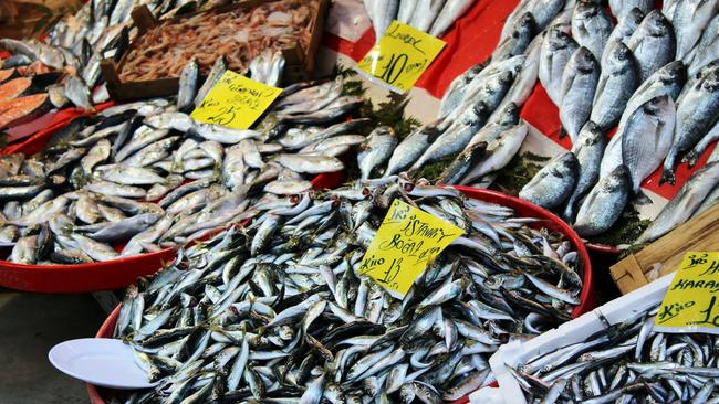 The Fish market in Istanbul.