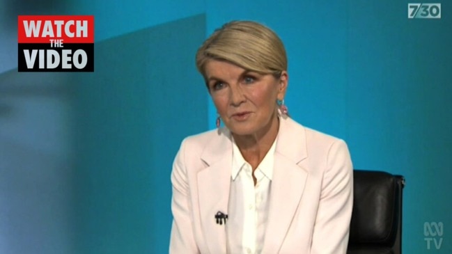 Julie Bishop reveals a group of male Liberal MPs tried to  stymie her career (ABC)