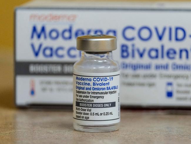 The Moderna Covid-19 vaccine has been reformulated to offer cross-protection against the new variants of Covid-19. Picture: AFP