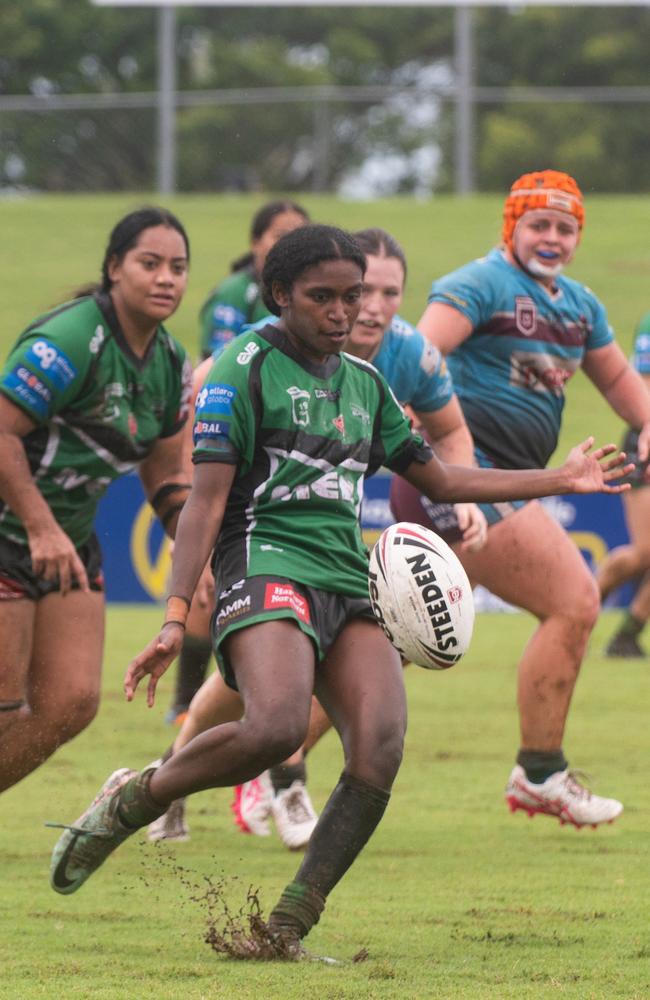 Blackhawks halfback Latisha Kaitap. Picture: Michaela Harlow